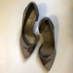 Impo Netti Light Grey Kitten Heel Pumps 